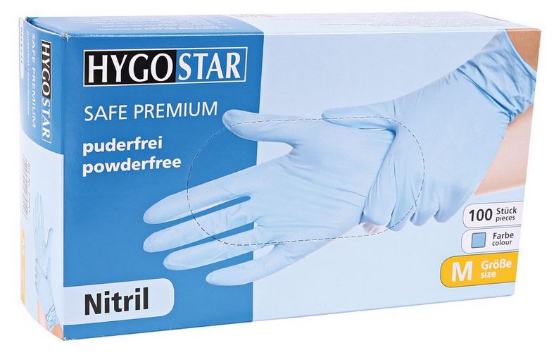 Nitril-Einweghandschuh SAFE, premium blau