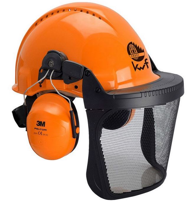 Kopfschutzkomb. G3000 in Orange