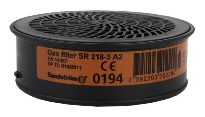Sundström Gasfilter A2 SR218-3, H02-2012